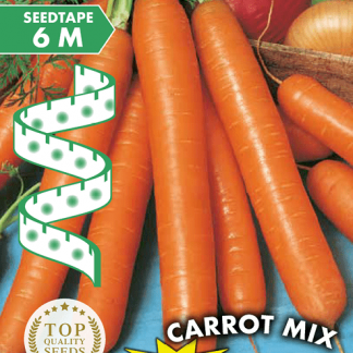 Trio de carottes ruban 6m Carrot Mix