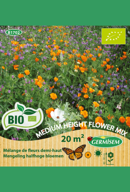 Mélange de fleurs demi-haut 20m²