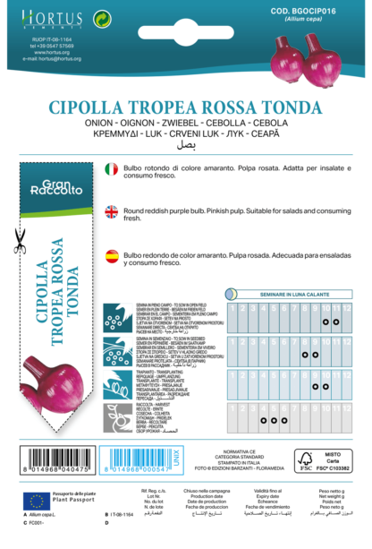 Oignon Tropea Rossa Tonda