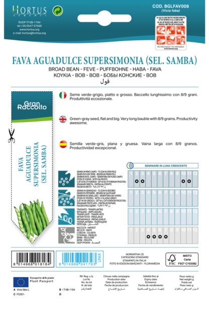 Fève Aguadulce Supersimonia (Sel. Samba)