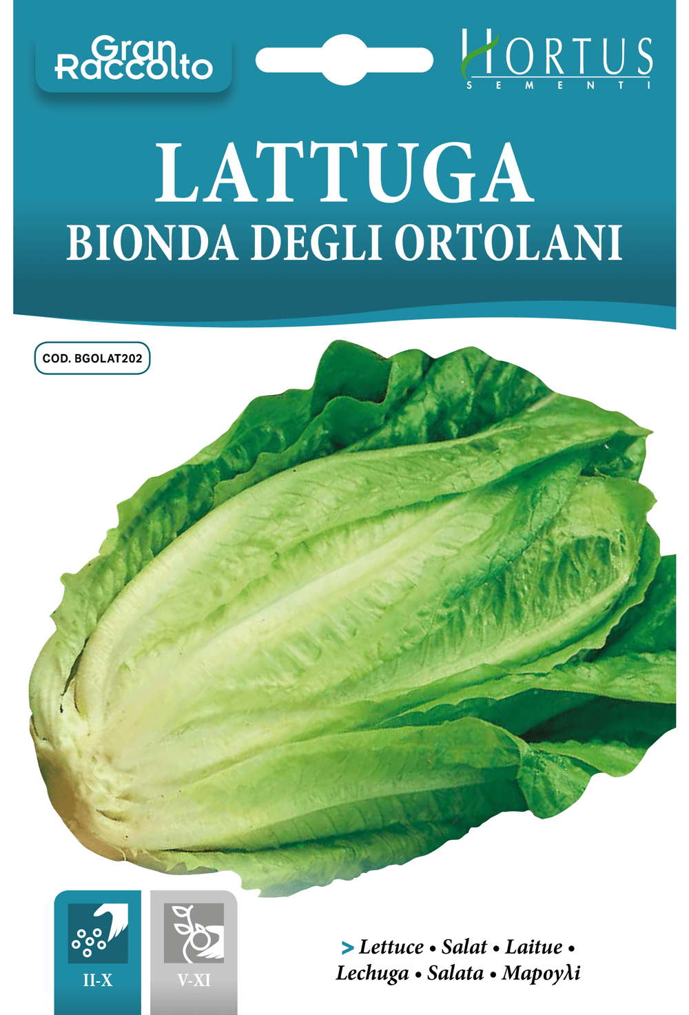 Laitue romaine blonde Degli Ortolani