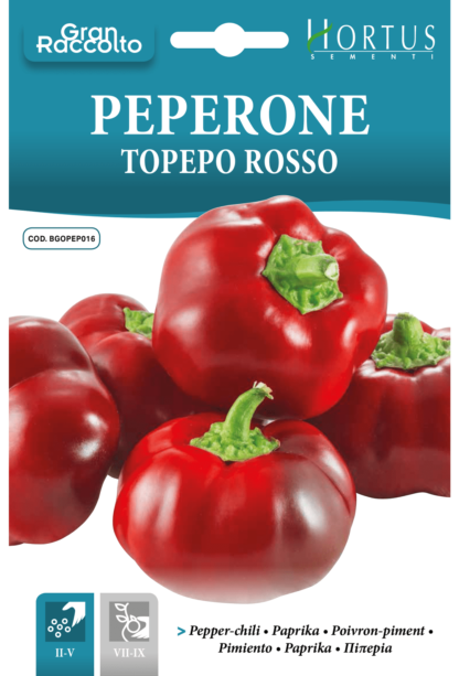 Poivron doux Topepo Rosso