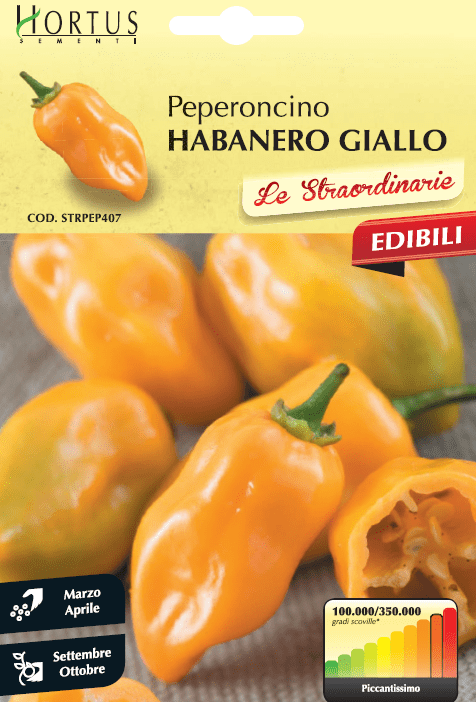 Piment Habanero jaune