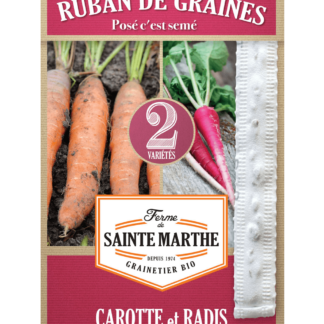 Carotte Touchon et Radis Rosé de Pâques 3 ruban 3m