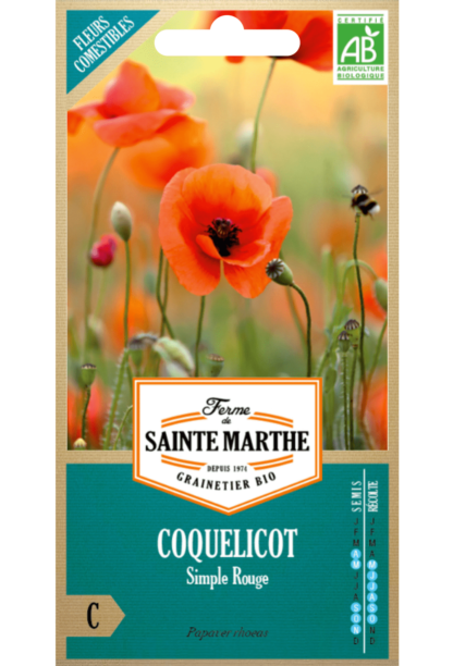 Coquelicot Simple Rouge