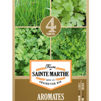 Aromates en mélange (Ciboulette Commune, Persil Commun 2, Coriandre, Cerfeuil commun)