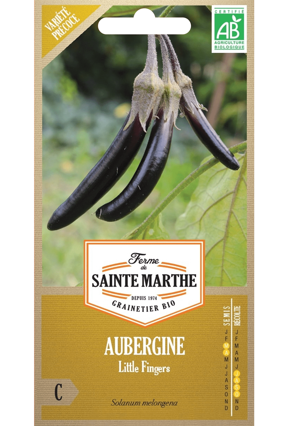 H.G.C.P. La Ferme de Sainte Marthe Aubergine Little Fingers