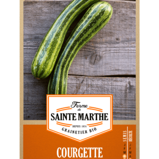 H.G.C.P. La Ferme de Sainte Marthe Courgette Verte Non Coureuse d'Italie